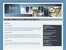 Tablet Screenshot of julanacnc.com